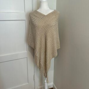 Inc international concepts asymmetrical knit poncho